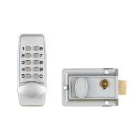 【YF】 Waterproof Mechanical Digital Push Button Door Lock Keyless Combination Code Front Panel Latch Manual