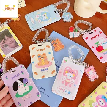 Badge Holder with Lanyard, Anti-Scratch Hard ID Holder, Cute Lanyards for  ID Card Holder, Fashion Lanyard Work ID Holder, Lanyards for ID Badges and