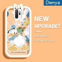 เคส Dienya สำหรับ OPPO A5 2020 A9 2020 A11เคส A11x รูปโบว์ลายเป็ดการ์ตูนเคสนิ่มกันกระแทกเคสโทรศัพท์โปร่งใสป้องกันการตกหล่นซิลิก้าเจลฝาครอบป้องกันเลนส์กล้องถ่ายรูป