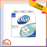 Dial White Tea &amp; Vitamin E สบู่ก้อนไดอัล ชาขาวและวิตามินอี 339 กรัม/3ชิ้น (Bar Soap 339g./3pcs.)