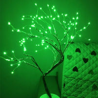 Fairy String Night LED Night Lights Mini Christmas Tree Table Lamp Copper Wire Garland Home Bedroom Gifts Christmas Decoration