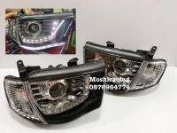 ไฟหน้า ไฟหน้าโปรเจคเตอร์ MITSUBISHI TRITON ปี2006-2014 LED ยาว งานDEPO