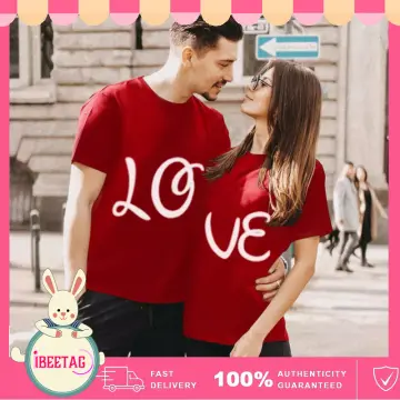 LOVE Couples T-shirt Set, LOVE Couples Shirt Set, Couples T-shirt