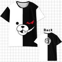 NEW Marus Theory Breken Bullet Maru Ribbon Dance Black White Bear Rise Hand Anime Product T-shirt 2d Short Sleeve