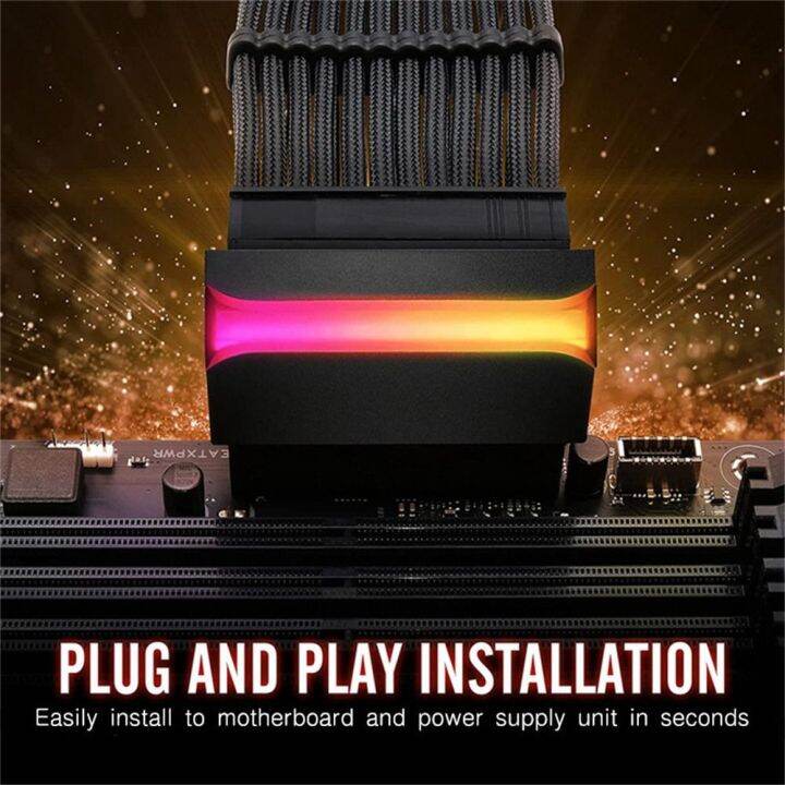 BONANY to 90 Degree ATX 24 Pin Motherboard Power DIY Mounting