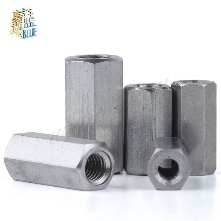 [Letitia] [M3 M4 M5 M6 M8 M10] 304 Stainless Steel Rod Long Coupling