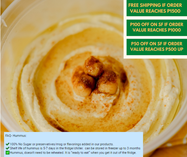 Authentic Classic Hummus Vegan Friendly Halal Lazada PH