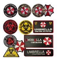 ﹊๑₪ Umbrella Corporation Embroidered Patches Biochemistry Umbrella Military Army Badges For Clothes Bags