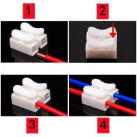 Hot Selling 30/60PCS Bagged,Plug-In Push Type Splicing Crimp Connection Terminal Block,Universal Quick Cable Connectors,Electrical Connector