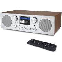 WiFi/FM Internet Radio,WR-800Fwith Dual Alarm Clocks,Mini SD/TF Card Playback and Display,Support UPnP and DLNA US Plug