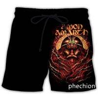 Phechion เสื้อผ้าแนวสตรีทพิมพ์ลาย3D ชื่อวงดนตรี Amon Amarth สำหรับผู้ชาย/ผู้หญิง,เสื้อผ้าแนวสตรีทแฟชั่นกางเกงขาสั้นแบบลำลอง A237กางเกงกีฬาขาสั้นทรงหลวมสำหรับผู้ชาย