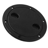 ๑ 4Inch Marine Screw Out Twist Out Deck Plate Inspection Hatch Access Black