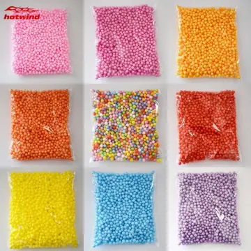 2-4mm/5-10mm Multi Color Foam Balls Mini Beads Polystyrene