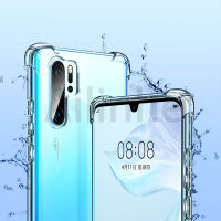 For Huawei P9 P10 Plus P20 P30 Pro Lite 2019 Case Four Corners Transparent Soft Silicone Camera Protect Shockproof Back Cover