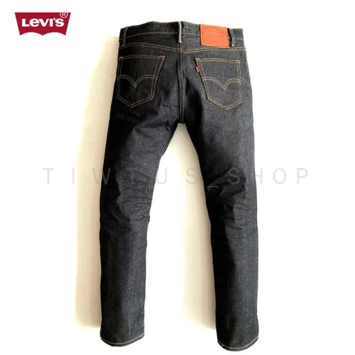 กางเกงยีนส์ Levi's 501 (ลีวาย) ผ้าดิบ MIDNIGHE Made in MEXICO 