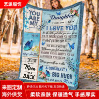 Spot parcel post Soft Skin-Friendly Nordic Blanket Warm Breathable Air Conditioning Blanket Firm Handfeel Square Print Nap Blanket Wholesale