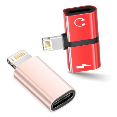 Chaunceybi IPhone Lighting To Type C 3.5mm Aux Jack Female 13 X 8 USB Cable Converter Charging