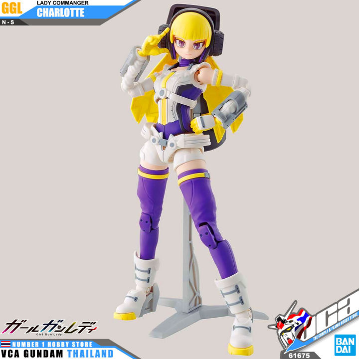 bandai-girl-gunn-lady-commander-charlotte-โมเดล-vca-gundam