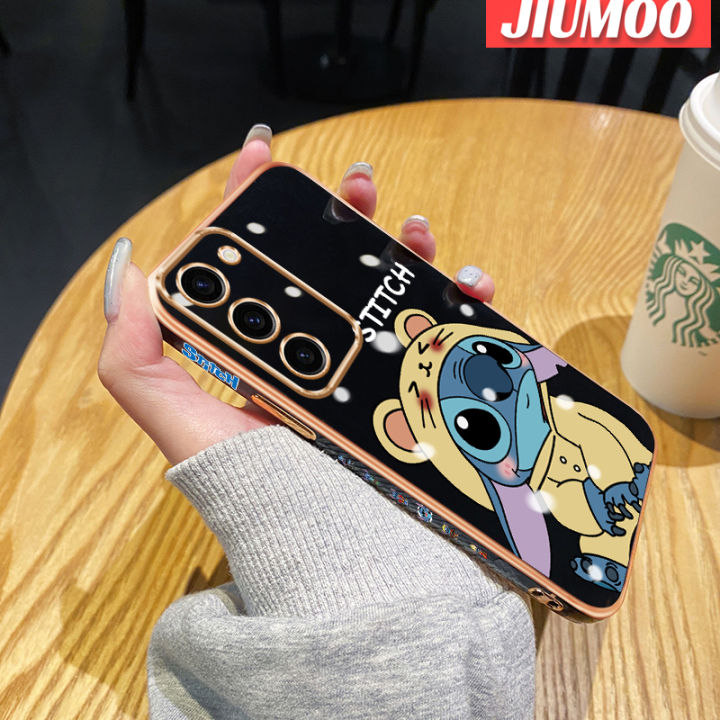 jiumoo-เคสปลอกสำหรับ-samsung-galaxy-s23บวก-s23อัลตร้าเคสน่ารักชุบหรูหราเคสมือถือเคสซิลิโคนขอบสี่เหลี่ยมแบบดั้งเดิมเคสนิ่มฝาปิดเลนส์เต็มรูปแบบเคสป้องกันกล้องกันกระแทก