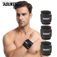 ∈ AOLIKES 1PCS Adjustable Sport Wristband Wrist Brace Wrap Bandage Support Band Gym Strap Safety sports wrist protector Hand Bands