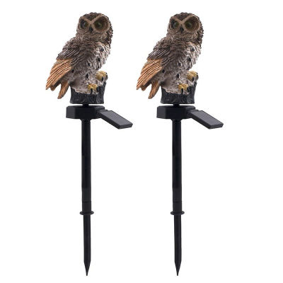 Solar porch Garden Lights Owl Lawn Stake Light Waterproof Outdoor Solar LED Light Path Yard Garden Decoration Led Street lamp