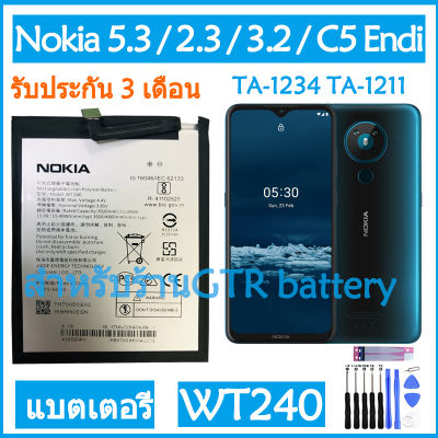 แบตเตอรี่ แท้ Nokia 5.3 Nokia 2.3 Nokia 3.2 Nokia C5 Endi TA-1234 TA-1211 TA-1156 battery แบต WT240 4000mAh รับประกัน 3 เดือน