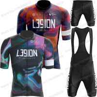 ZZOOI 2023 Legion of Los Angeles Cycling Jersey Set Summer Cycling Clothing L39ion Men Road Bike Suit Bicycle Bib Shorts MTB Maillot