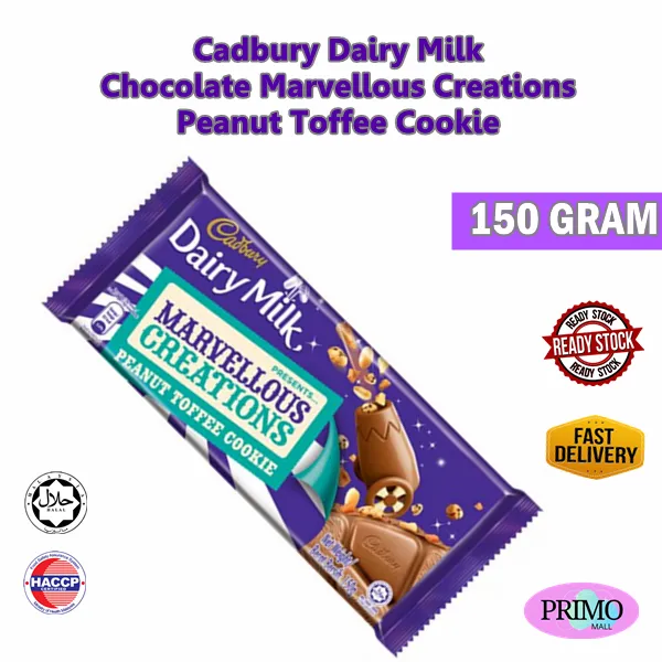 Cadbury Dairy Milk Chocolate Marvellous Creations Peanut Toffee Cookie