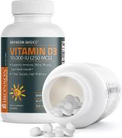 ขนาดครอบครัว วิตามินดี 3 Vitamin D3 10,000 IU (250 MCG) 1 Year Supply - 360 Tablets