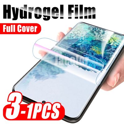 ◈▨❁ 1-3PCS Front Hydrogel Film For Samsung Galaxy A13 S20 FE 4G Ultra Plus A73 A33 A53 A03s 5G UW A 73 53 Screen Protector Water Gel