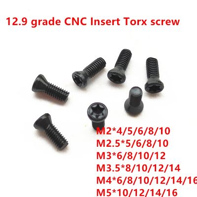 【CW】 20Pcs M2.2 M2.5 M3.5 M4 M5 grade 12.9 Insert Torx Screw Replaces Carbide Inserts Accessories Lathe