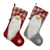 Christmas Candy Gift Socks Christmas Gift Stockings Portable Christmas Socks Decoration Hang Stockings for Shopping Malls high quality