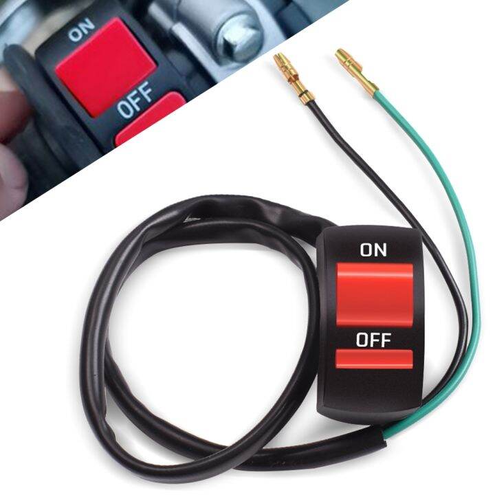 Universal Motorcycle Headlight Switch LED Connect Button For Bmw F800R Buell Yamaha FZ6 FZ1 YBR