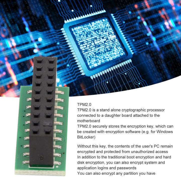 การเปลี่ยนโมดูลความปลอดภัยของ-tpm2-0โมดูลรักษาความปลอดภัย-tpu-โมดูลรีโมทการ์ด-lpc-20pin-สำหรับพีซี