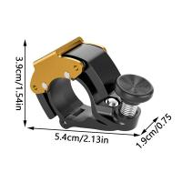 กระดิ่งจักรยาน90-100db ระฆังจักรยานปั่นกันน้ำกระดิ่งจักรยานที่มองไม่เห็นทำจากแบบพกพาขนาดเล็กอัลลอยด์ Mtb ระฆังแฮนด์จักรยานบนถนน