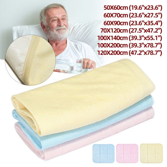 Tấm lót giường tái sử dụng chống nước giặt được cho trẻ em người già trẻ em - ảnh sản phẩm 1