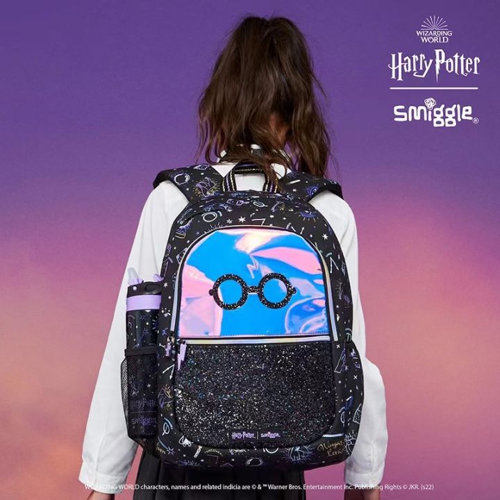 Smiggle Harry Potter Black Color Classic Backpack for Primary Children ...