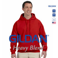 GILDAN® เฮฟวี่เบลนด์ ฮู้ดแบบสวม - แดง 40C