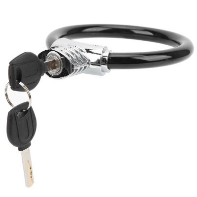 【CW】 Anti-Theft Cable Lock Zinc Alloy Safety with 2 Keys for Mountain