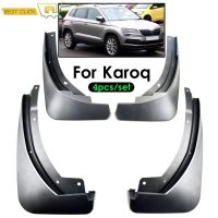 4Pcs Car Mud Flaps For Skoda Karoq 2017 2018 2019 2020 2021 Mudflaps Splash Guards Mud Flap Mudguards Fender Front Rear Styling