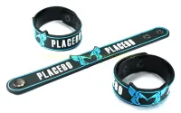 Placebo wristband ริสแบนด์ งานแกะขึ้นโมล ปั้มนูน สองชั้น สวยงาม คุณภาพสุดๆ สินค้าส่งต่างประเทศ ปรับขนาดข้อมือได้สองขนาด พร้อมส่งทุกเส้น PBO341NNN