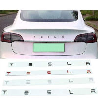 3D โลหะรถ Body Trunk สติกเกอร์สำหรับ Tesla รุ่น3 Ysx 2022โลโก้ป้ายสัญลักษณ์ตกแต่ง Decals Tesla รุ่น Y 2023อุปกรณ์เสริม