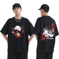 Kaus Grafis Gambar Cetak Kanekiken Anime Jepang Populer Kaus Kualitas Tinggi Pria Wanita Kaus Ukuran Besar Mode Uniseks S-4XL-5XL-6XL