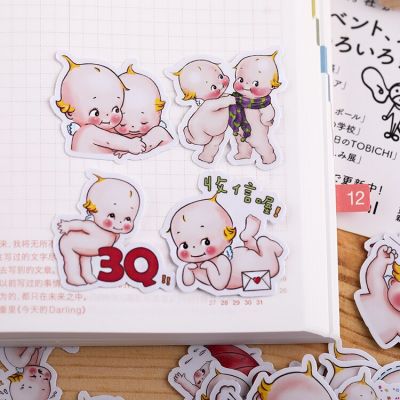 40PCS kewpie doll sticker Crafts And Scrapbooking Stickers Book Student Label Decorative Sticker Kids Toys Stickers Labels