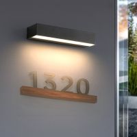 LED 18W Wall Lamp Outdoor Waterproof Strip Wall Lights Porch Sign Lighting Courtyard Garden Decor Light Fixture Aluminum