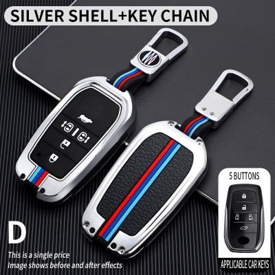 for Lexus Key Fob Cover Case Metal Shell Smart Key Holder Compatible Lexus RX 300 330 350 400h is 250 200 LX470 570 GX460 470 CT200h 2016 2017 2018 2019 IS ES GS RX LX GS GX NX（Silver/Grey）