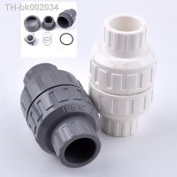 ✖❦ 25mm 32mm PVC Check ValveIrrigation Fish Tank Aquarium Tube Garden Watering Adapter Fittings Water Swimming pool Pipe Connector