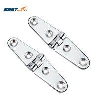 2X SS 316 marine grade 26*102mm cast Boat Caravan RV Deck Hinge Cupboard Cabinet Drawer Door Strap Butt Hinge Furniture Hardware Accessories