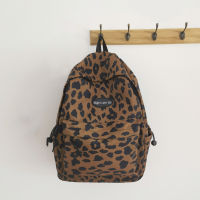 Preppy Style Fashion Women Backpacks Ze Leopard Pattern Casual Students Knapsacks Ladies Large Capacity For Grils School Bags