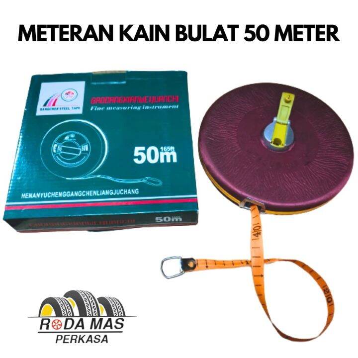 Rm Meteran Rol Bulat Kulit Kain Meter Measuring Tape Roll Tanah M Lazada Indonesia